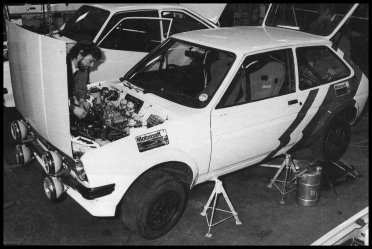 rally car at Boreham